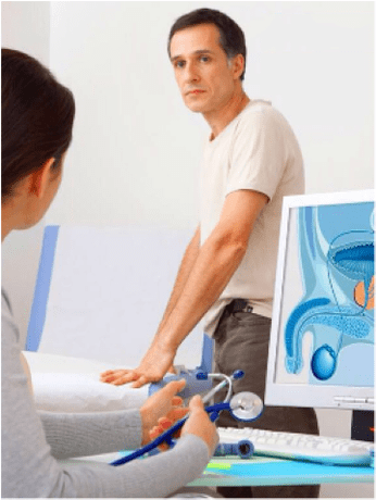 Identificação do tipo de prostatite em um homem