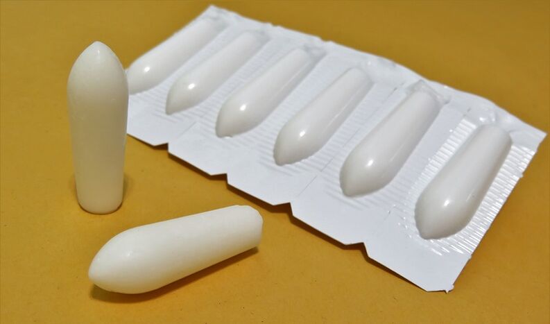supositórios para prostatite